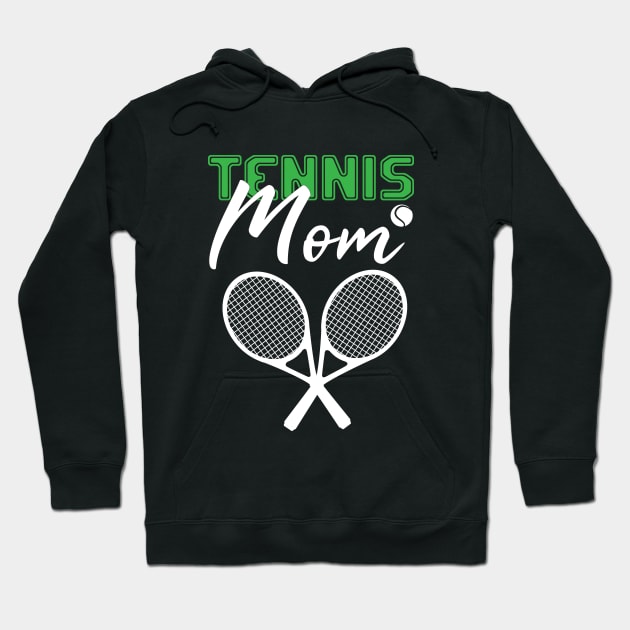  Tennis Mom Hoodie by PhiloArt